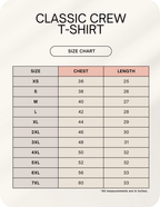 Classic Crew Neck T-Shirt – Premium 180 GSM Cotton | Custom Printing & Branding - Armbh
