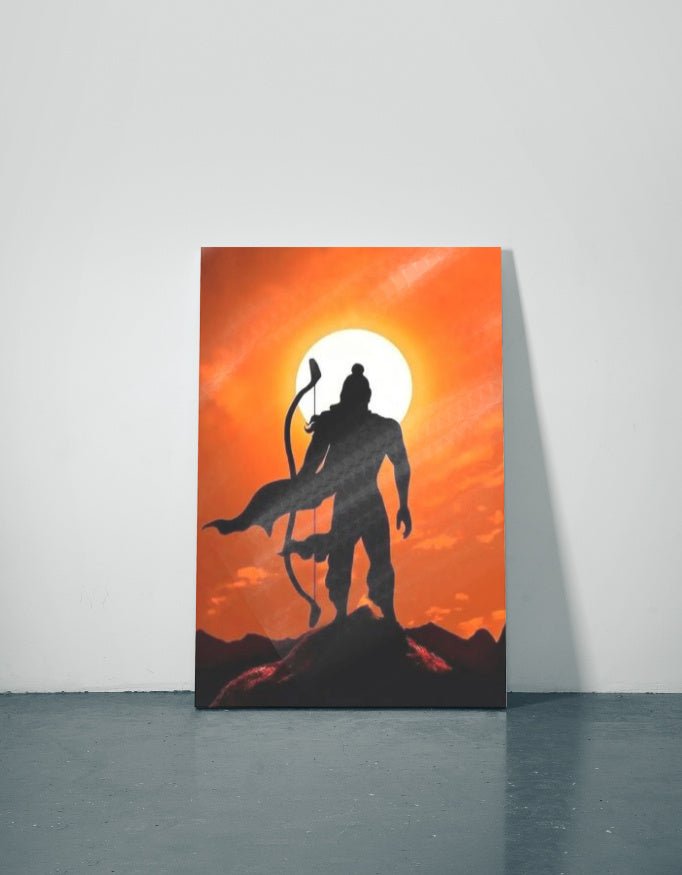 Lord Ram Metal Poster Online – Buy Premium Wall Art for Home & Office Decor - Armbh