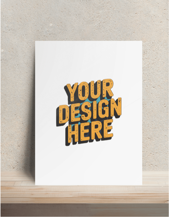 Premium Glossy Metal Poster – Stylish, Durable & Easy to Display - Armbh
