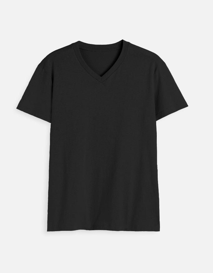 Premium Men’s V - Neck T-Shirts – Custom Printed, 100% Cotton, Made in India - Armbh