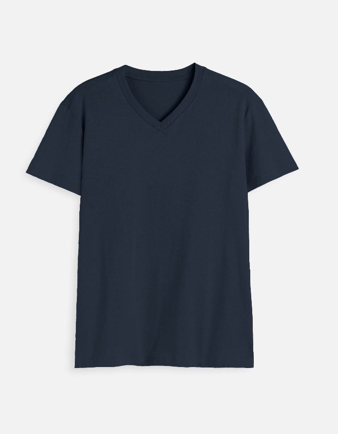 Premium Men’s V - Neck T-Shirts – Custom Printed, 100% Cotton, Made in India - Armbh
