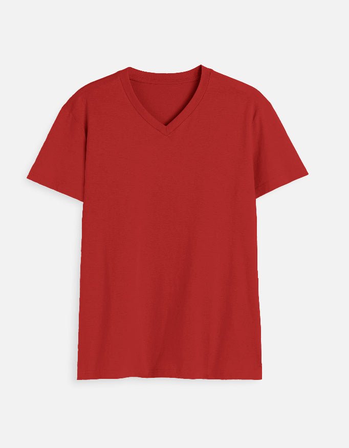 Premium Men’s V - Neck T-Shirts – Custom Printed, 100% Cotton, Made in India - Armbh