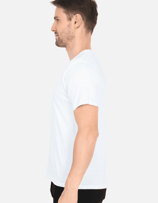 Premium Men’s V - Neck T-Shirts – Custom Printed, 100% Cotton, Made in India - Armbh
