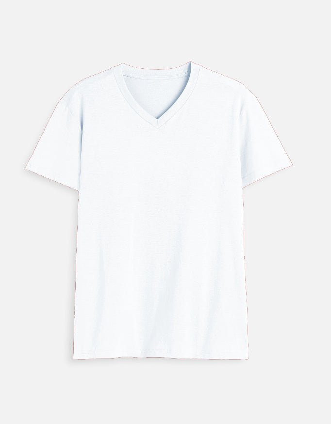 Premium Men’s V - Neck T-Shirts – Custom Printed, 100% Cotton, Made in India - Armbh