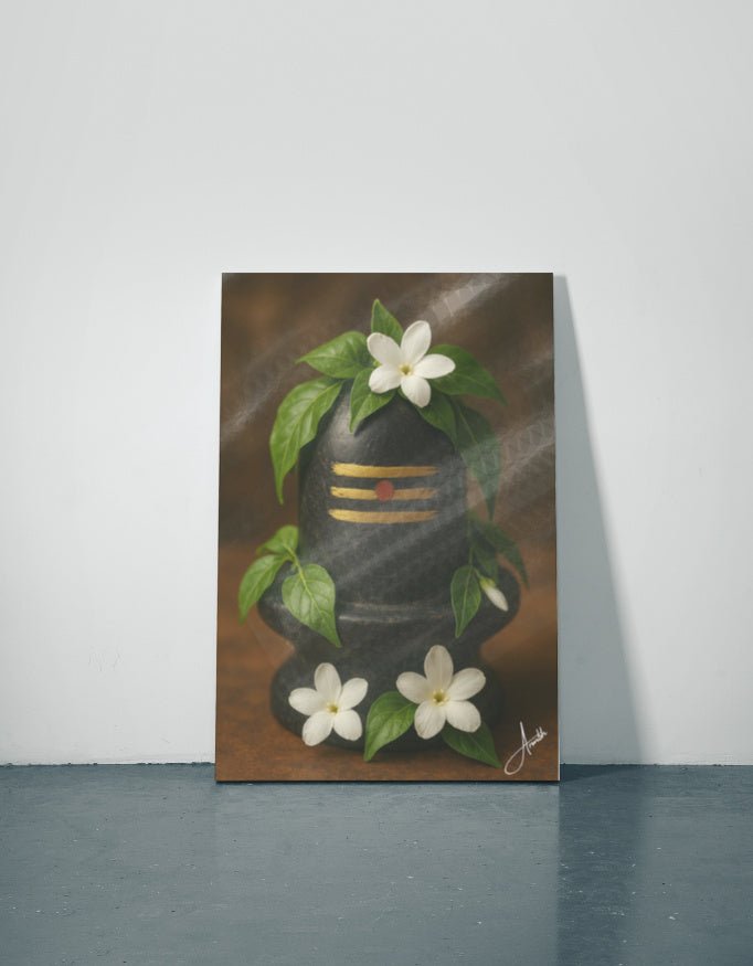 Shivling Metal Poster | Lord Shiva Spiritual Wall Art & Divine Gift - Armbh