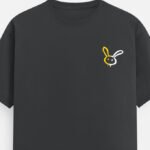 Bunny Face Spray Paint Unisex T-Shirt 2