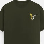 Bunny Face Spray Paint Unisex T-Shirt 1