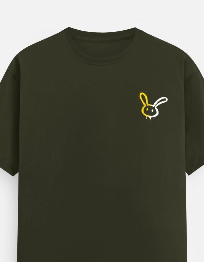 Bunny Face Spray Paint Unisex T-Shirt